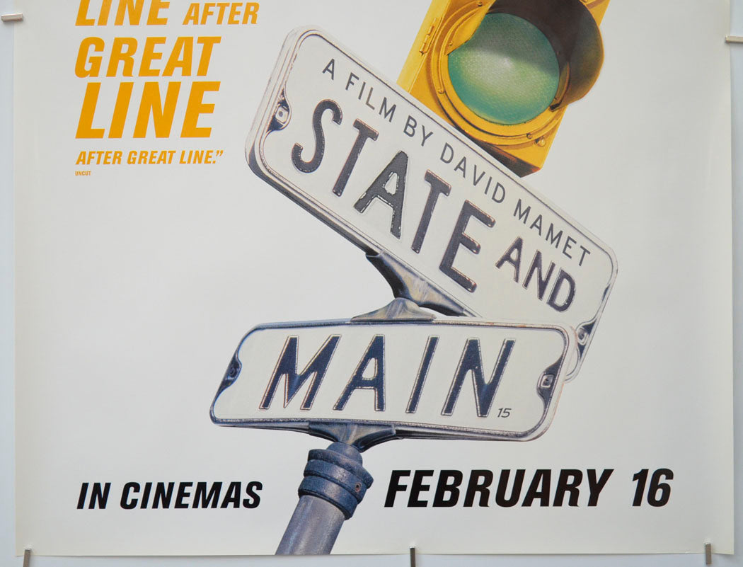 STATE AND MAIN Cinema Double Crown Movie Poster 