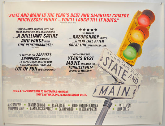 State And Main Original Quad Poster - Film Poster - Movie Poster  