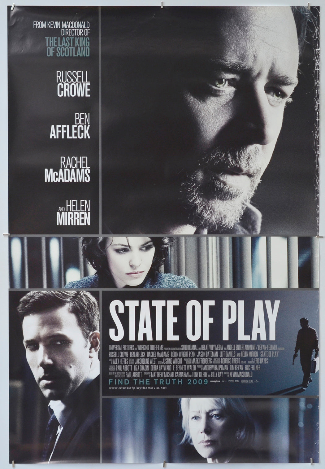 State Of Play - Original One Sheet Poster - Film Poster - Movie Poster 