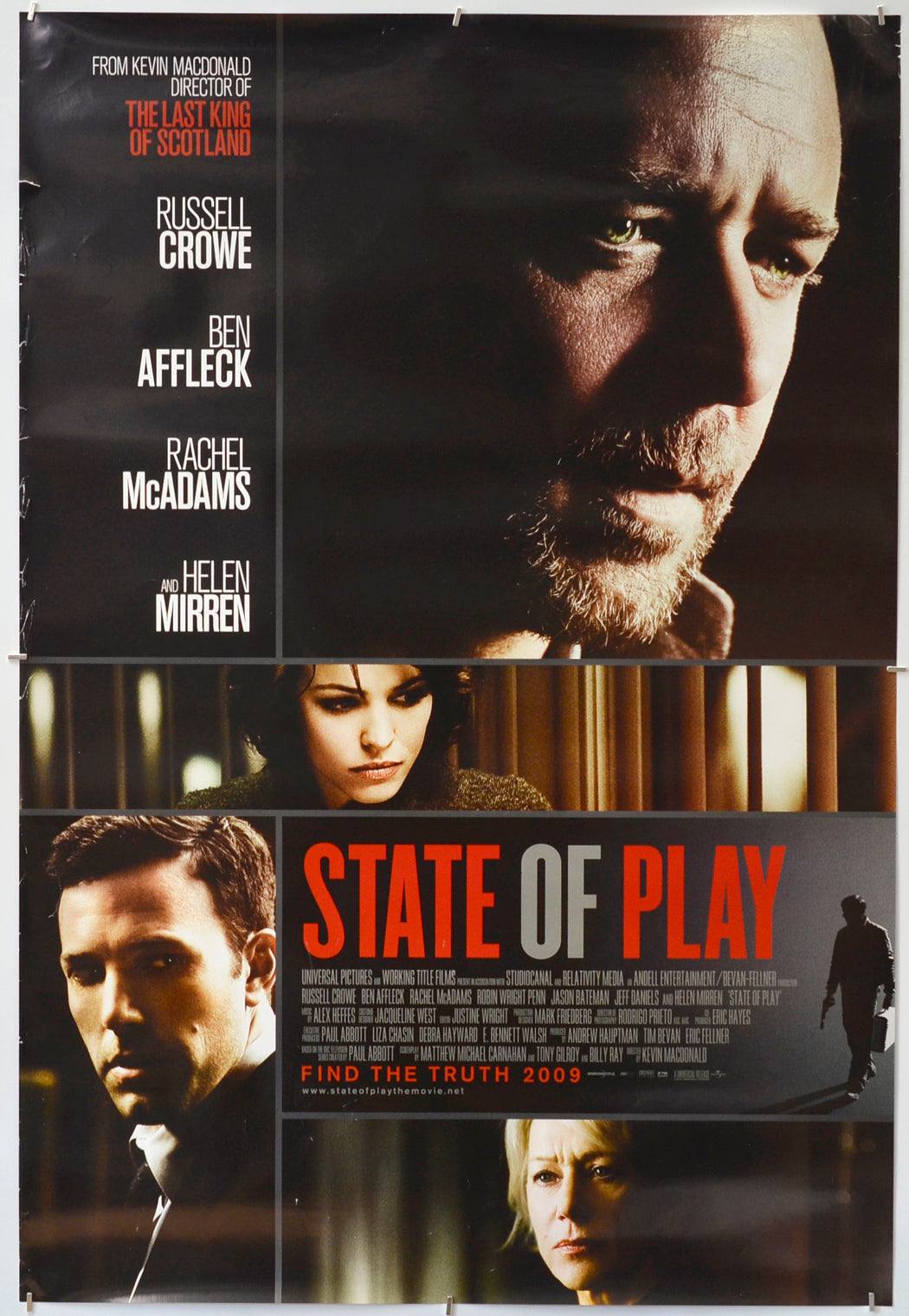 State Of Play - Original One Sheet Poster - Film Poster - Movie Poster 