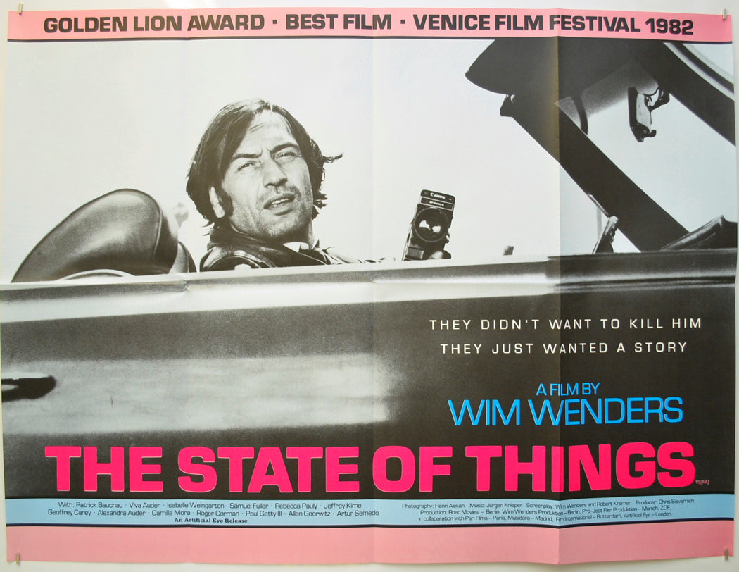 The State Of Things (a.k.a. Der Stand der Dinge) Original Quad Poster - Film Poster - Movie Poster