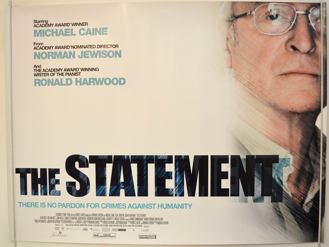 The Statement  Original Quad Poster - Film Poster - Movie Poster