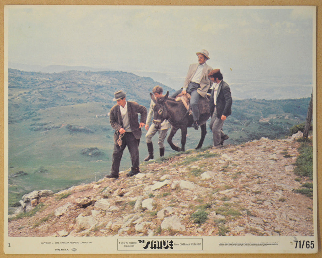 THE STATUE (Card 1) Cinema Colour FOH Stills / Lobby Cards 