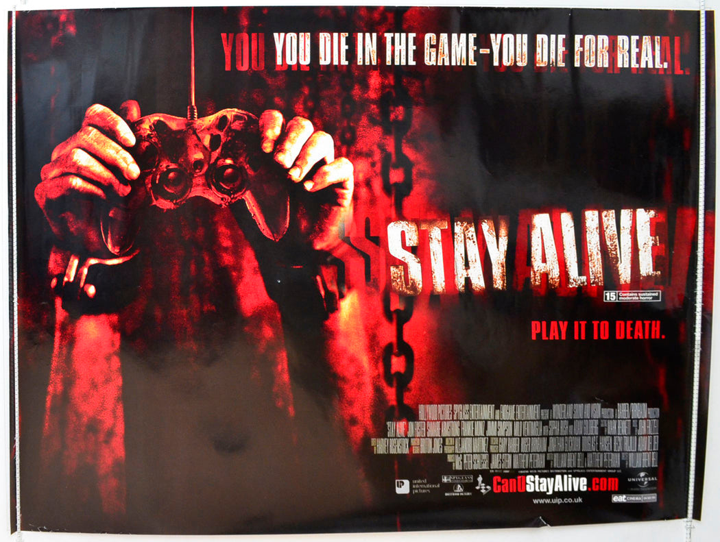 Stay Alive  Original British Quad Poster - Film Poster - Movie Poster