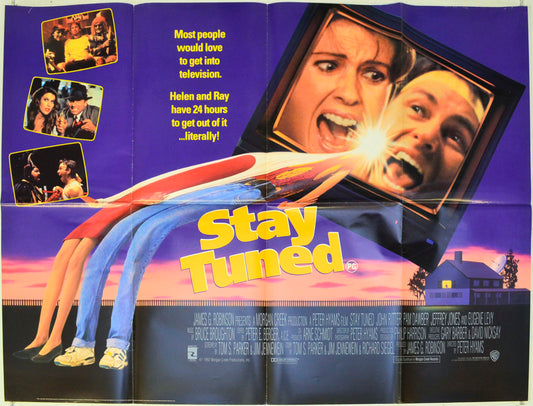 Stay Tuned Original British Quad Poster - Film Poster - Movie Poster 