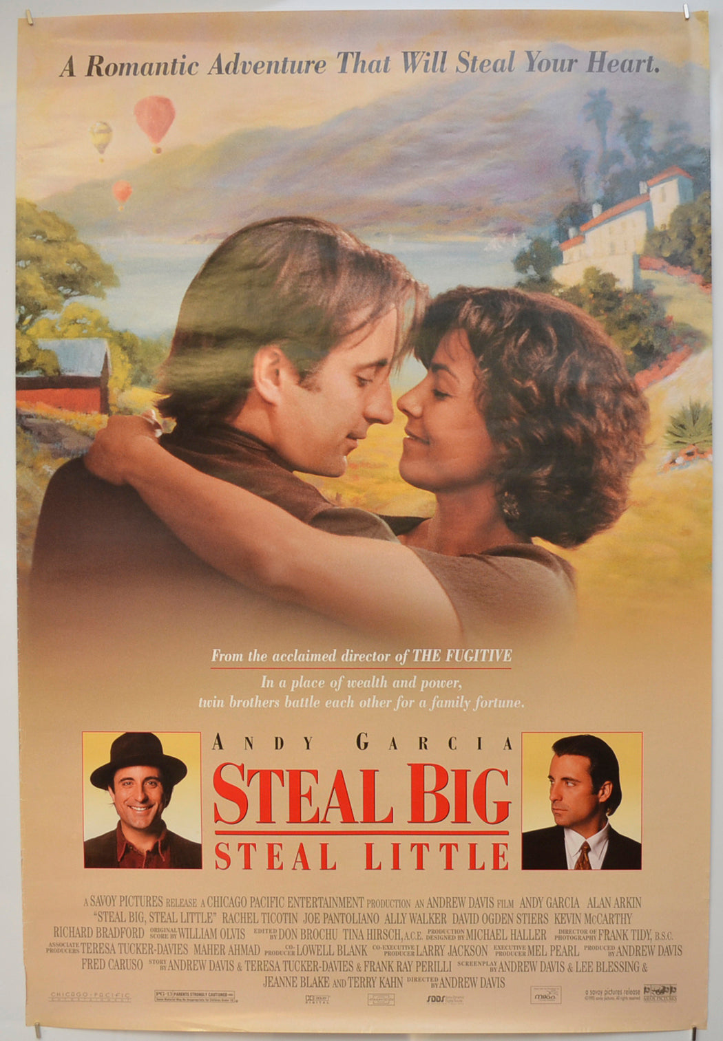 Steal Big, Steal Little  Original One Sheet Poster - Film Poster - Movie Poster