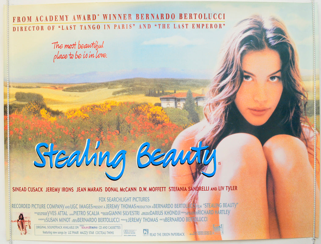 Stealing Beauty  Original British Quad Poster - Film Poster - Movie Poster 