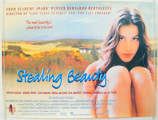 Stealing Beauty  Original British Quad Poster - Film Poster - Movie Poster 