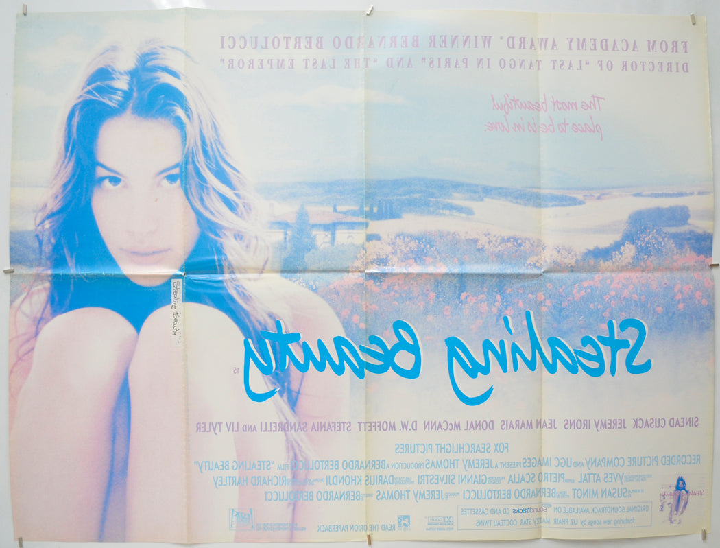 STEALING BEAUTY (Back) Cinema Quad Movie Poster 