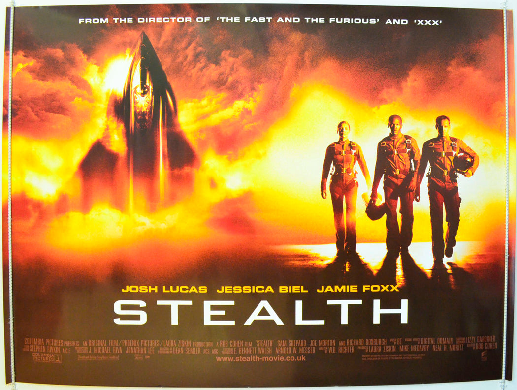 Stealth Original British Quad Poster - Film Poster - Movie Poster 