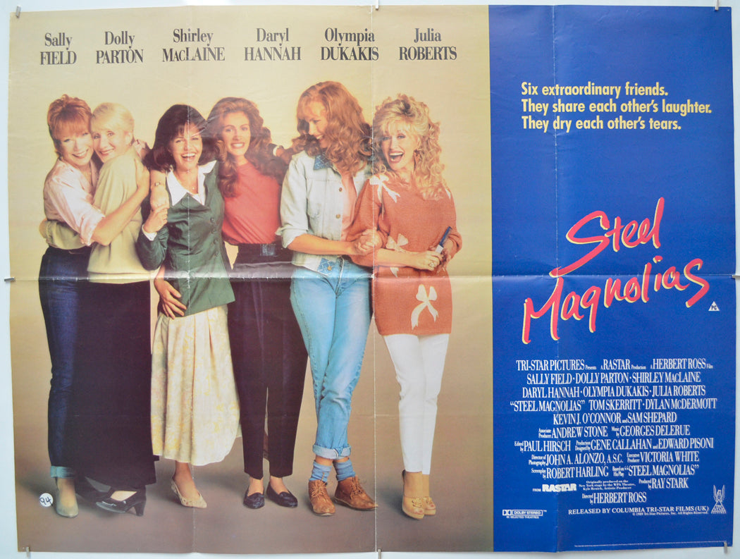 Steel Magnolias  <h2>Original Quad Poster - Film Poster - Movie Poster