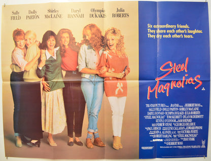 Steel Magnolias Original Quad Poster - Film Poster - Movie Poster