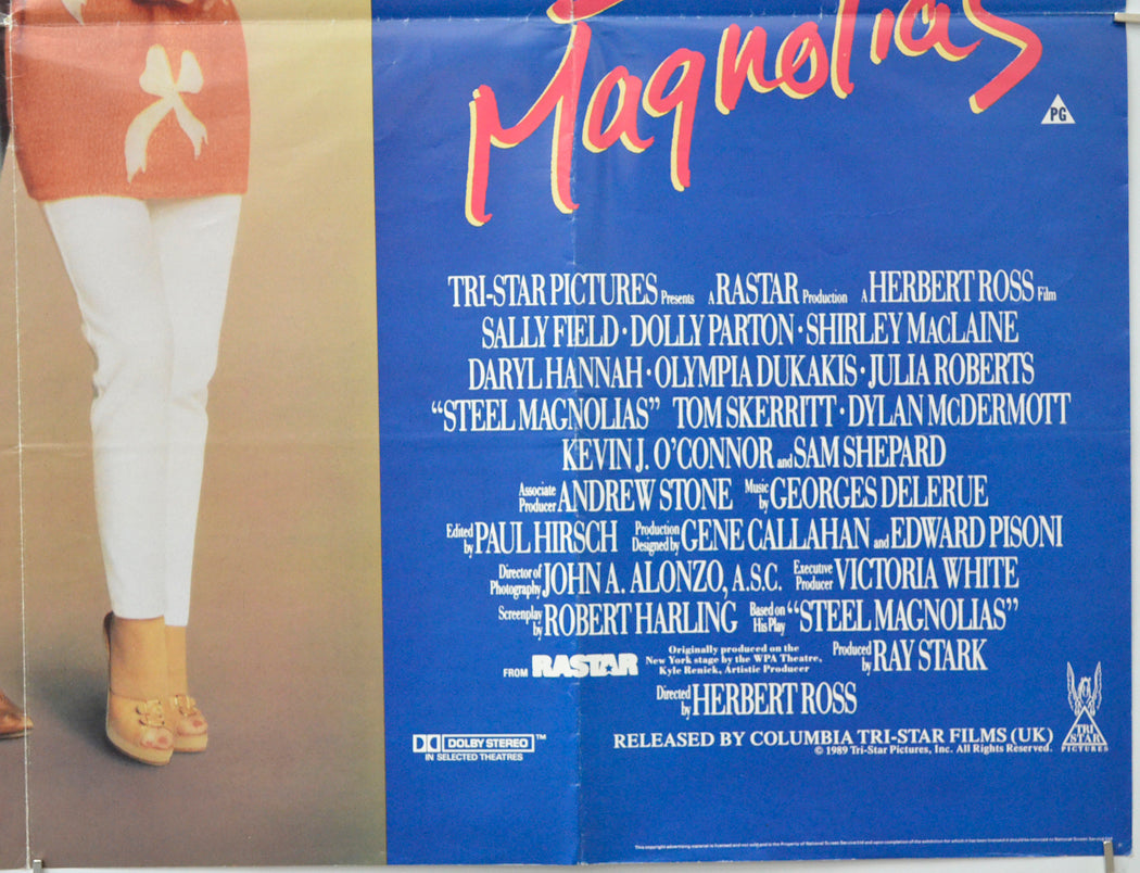 STEEL MAGNOLIAS (Bottom Right) Cinema Quad Movie Poster 