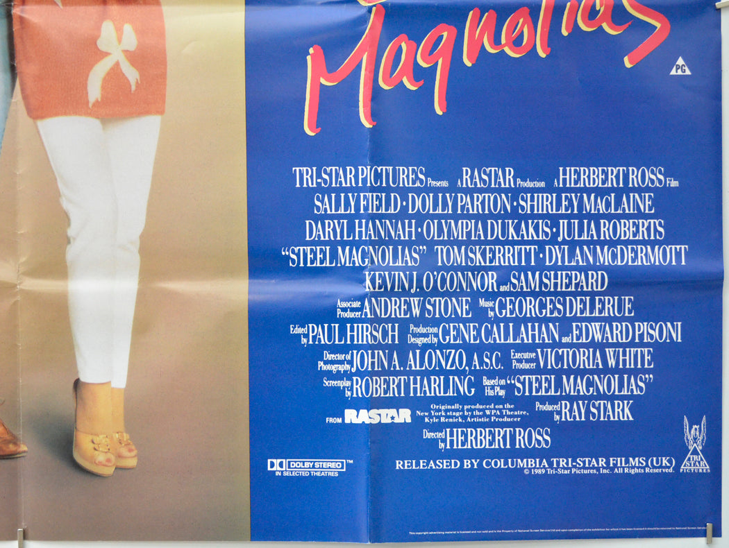 STEEL MAGNOLIAS (Bottom Right) Cinema Quad Movie Poster 