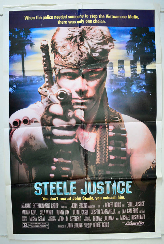 Steele Justice Original One Sheet Poster - Movie Poster