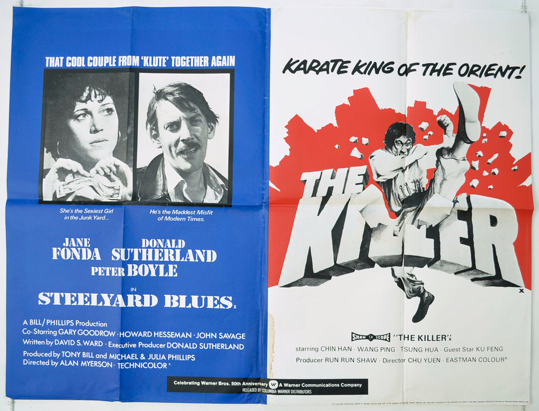 Steelyard Blues / The Killer  (Double Bill)  Original Quad Poster - Film Poster - Movie Poster 