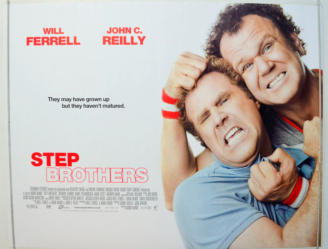 Step Brothers Original British Quad Poster Film Poster Movie Pos step-brothers-original-british-quad-poster-film-poster-movie-pos