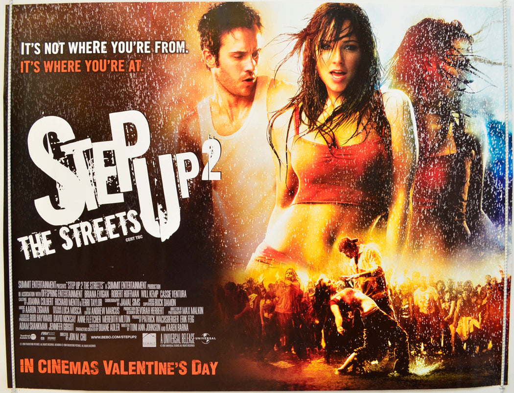 Step Up 2 - The Streets Original Quad Poster - Film Poster - Movie Poster  