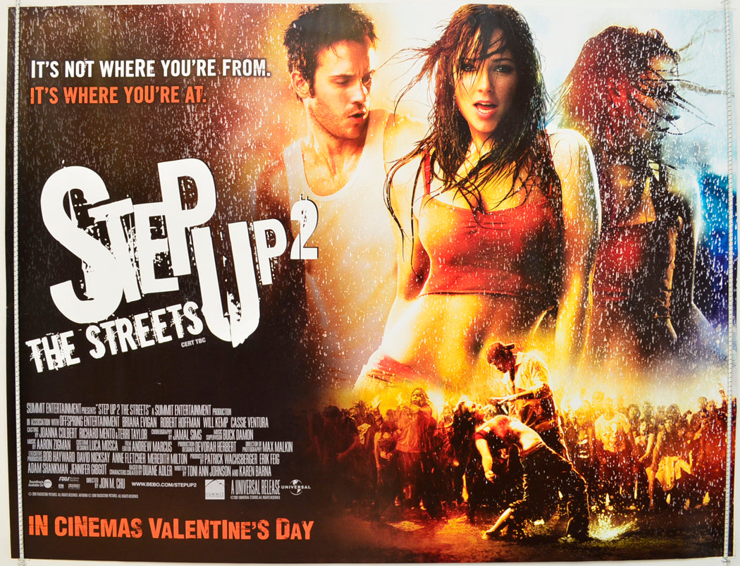 Step Up 2 - The Streets Original Quad Poster - Film Poster - Movie Poster  