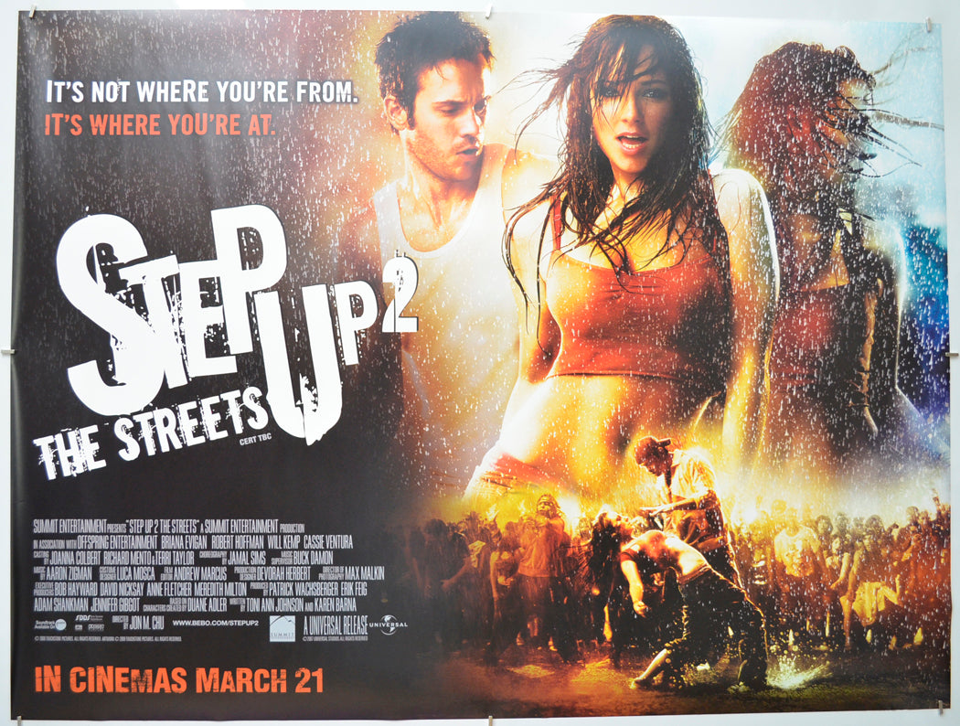 Step Up 2 - The Streets Original Quad Poster - Film Poster - Movie Poster  