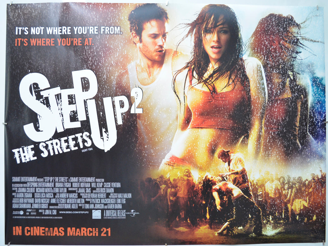 Step Up 2 - The Streets Original Quad Poster - Film Poster - Movie Poster  