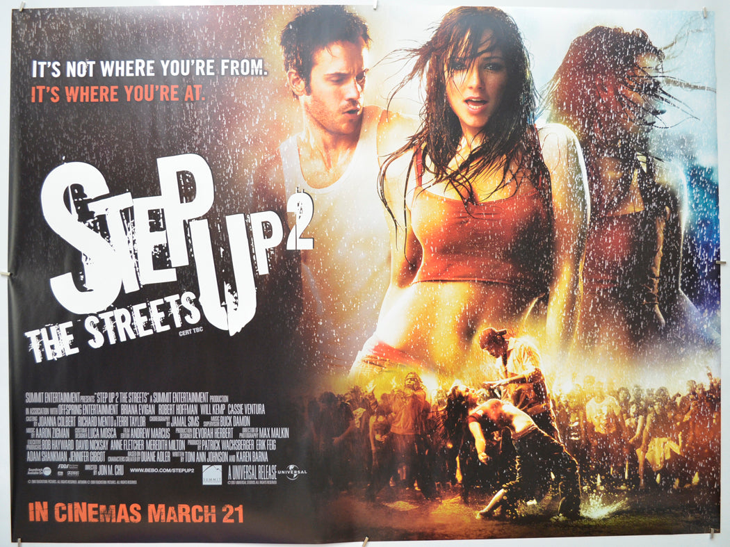 Step Up 2 - The Streets Original Quad Poster - Film Poster - Movie Poster  