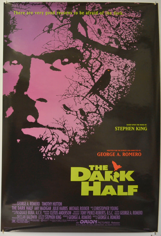 Stephen King's : The Dark Half Original One Sheet Poster - Film Poster - Movie Poster  