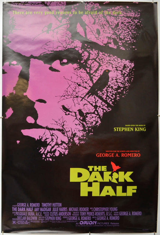 Stephen King's : The Dark Half  Original One Sheet Poster - Film Poster - Movie Poster