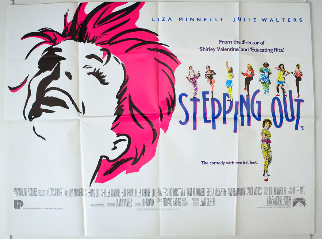 Stepping Out Original British Quad Poster - Movie Poster