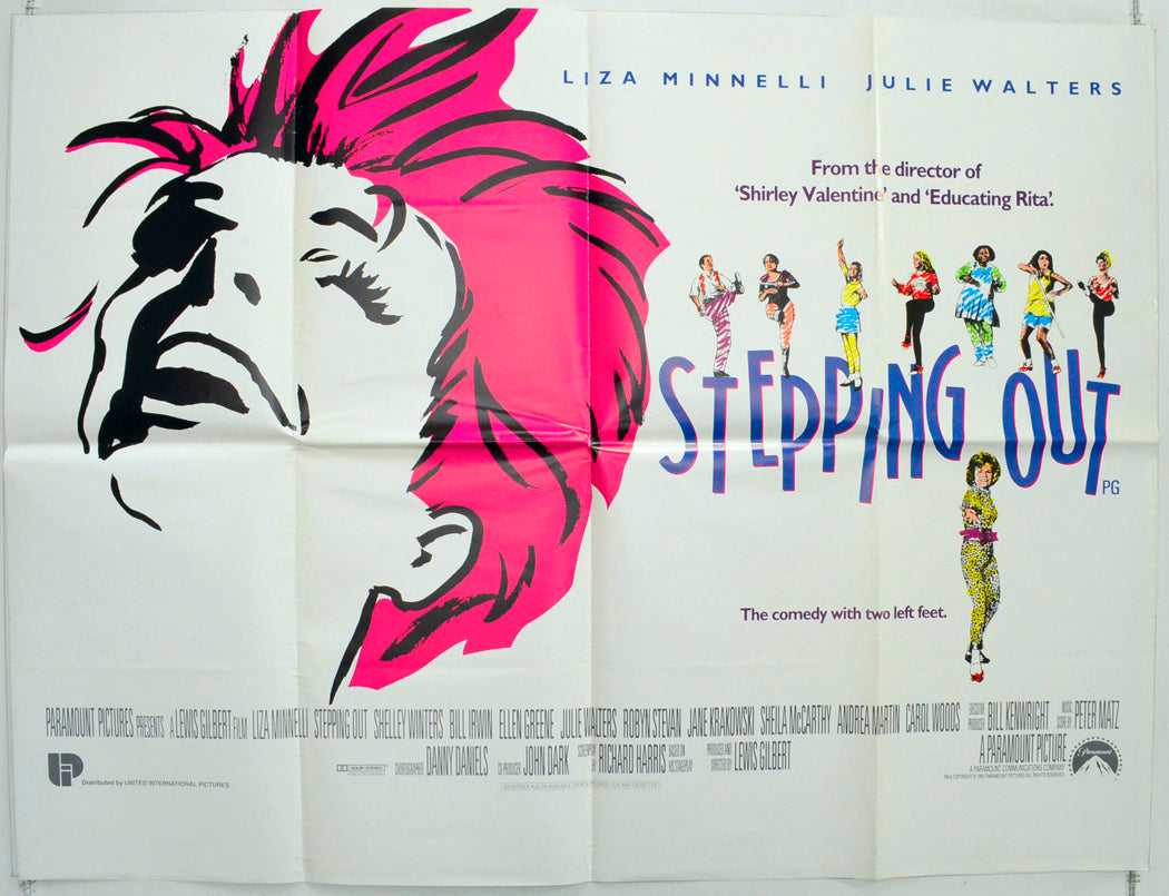 Stepping Out Original British Quad Poster - Film Poster - Movie Poster 