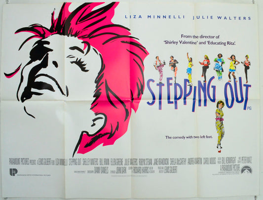 Stepping Out Original British Quad Poster - Film Poster - Movie Poster 