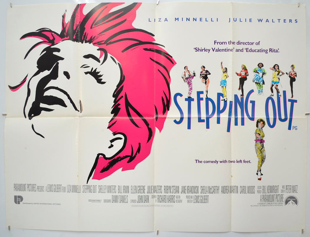 Stepping Out Original Quad Poster - Film Poster - Movie Poster  