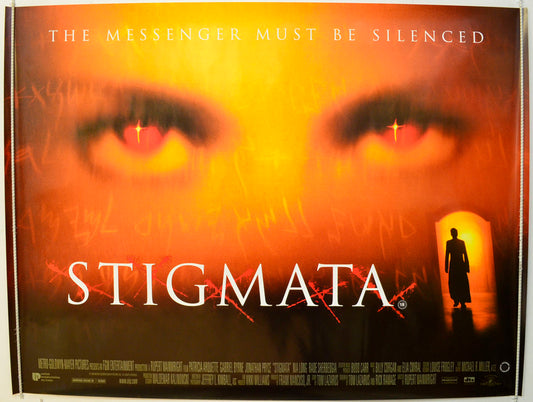 Stigmata  Original British Quad Poster - Film Poster - Movie Poster