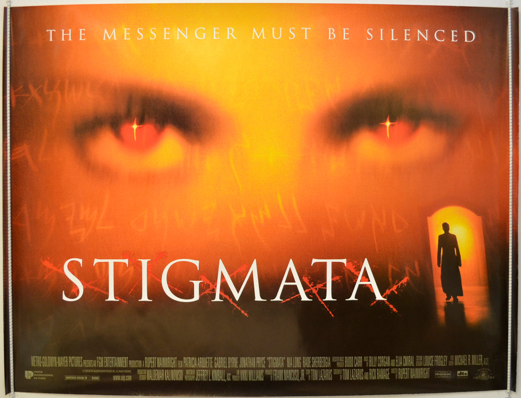 Stigmata  Original Quad Poster - Film Poster - Movie Poster 