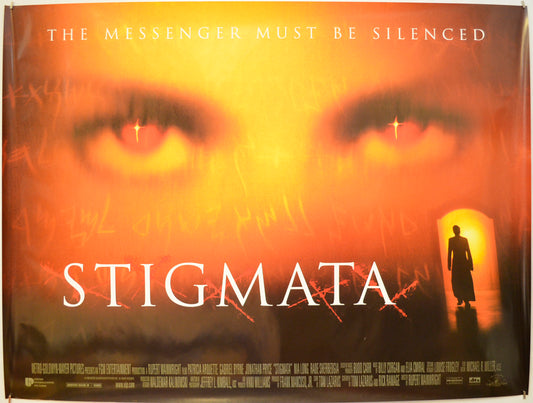 Stigmata Original Quad Poster - Film Poster - Movie Poster