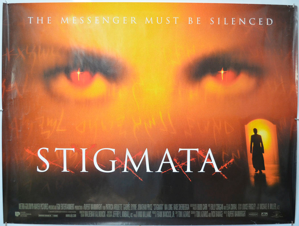 Stigmata Original Quad Poster - Film Poster - Movie Poster