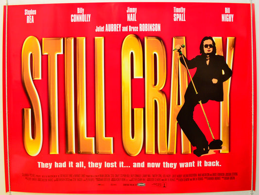 Still Crazy  Original British Quad Poster - Film Poster - Movie Poster