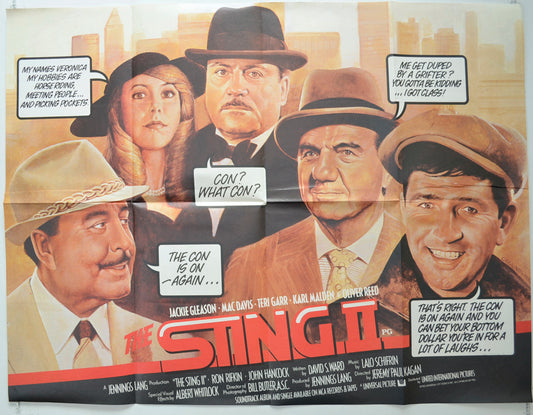 The Sting II Original Quad Poster - Film Poster - Movie Poster  