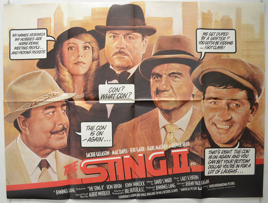 The Sting II Original Quad Poster - Film Poster - Movie Poster  