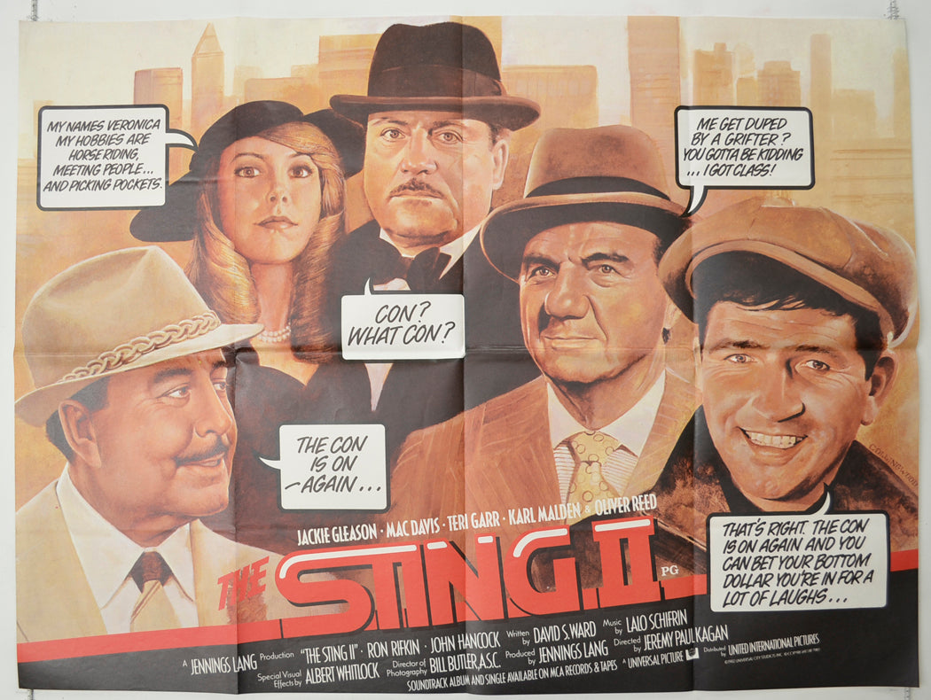 The Sting II   Original Quad Poster - Film Poster - Movie Poster 