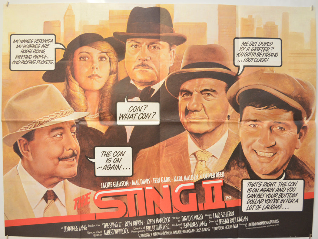 The Sting II  Original Quad Poster - Film Poster - Movie Poster