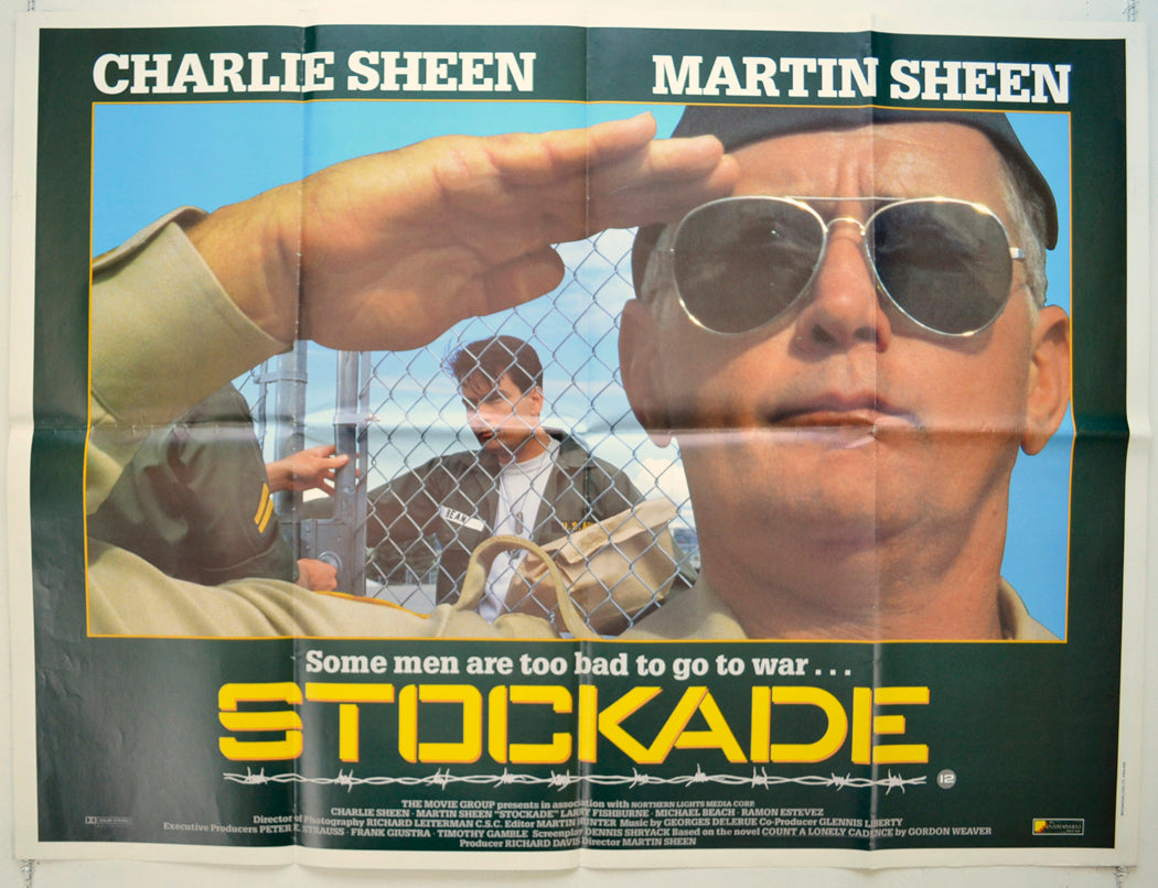 Stockade Original Quad Poster - Film Poster - Movie Poster  