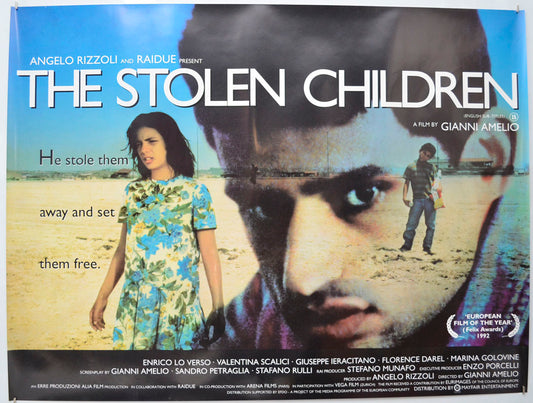 The Stolen Children (a.k.a. Il Ladro Di Bambini ) Original Quad Poster - Film Poster - Movie Poster