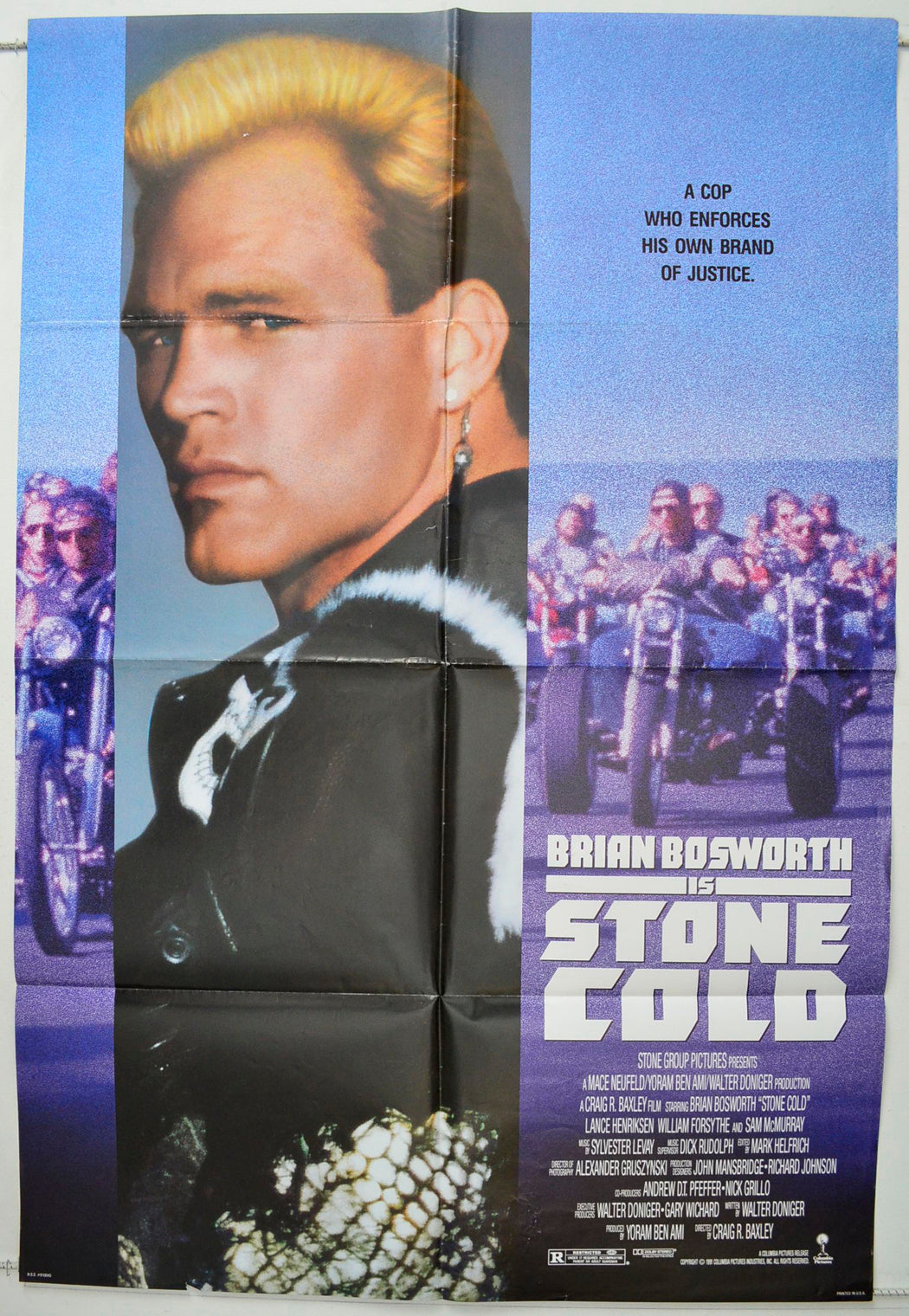 Stone Cold Original One Sheet Poster - Movie Poster