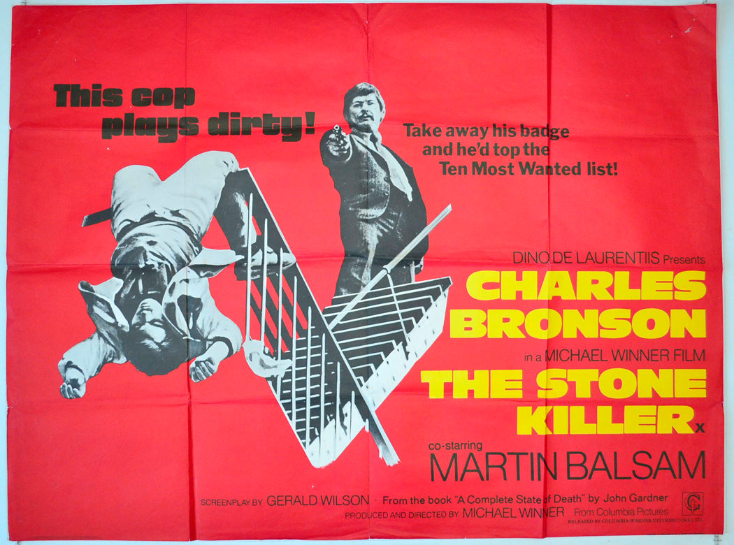 The Stone Killer Original British Quad Poster - Movie Poster