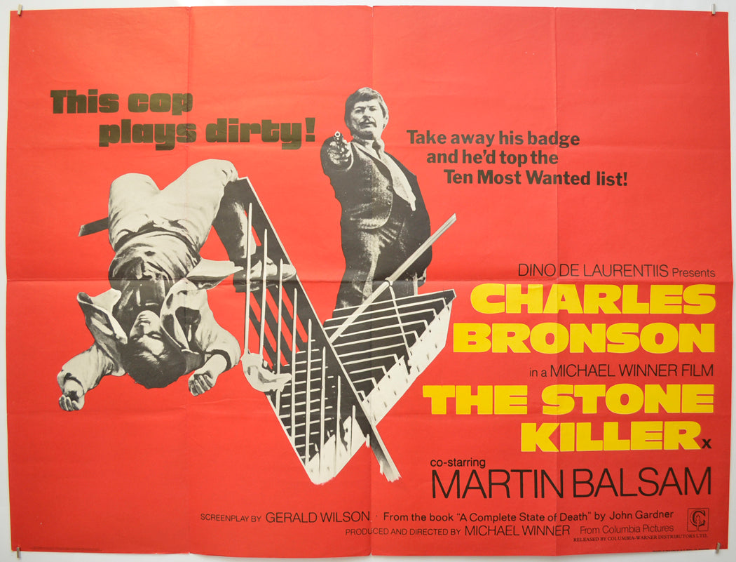 The Stone Killer Original Quad Poster - Film Poster - Movie Poster