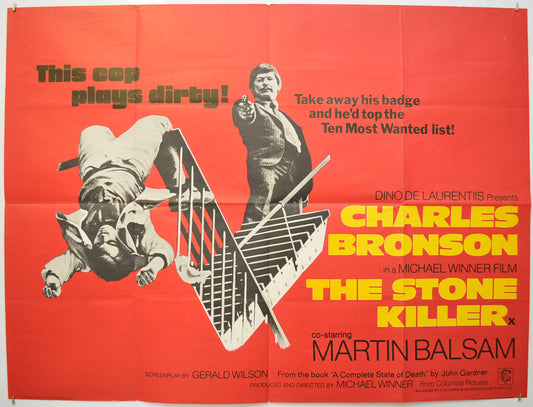 The Stone Killer Original Quad Poster - Film Poster - Movie Poster