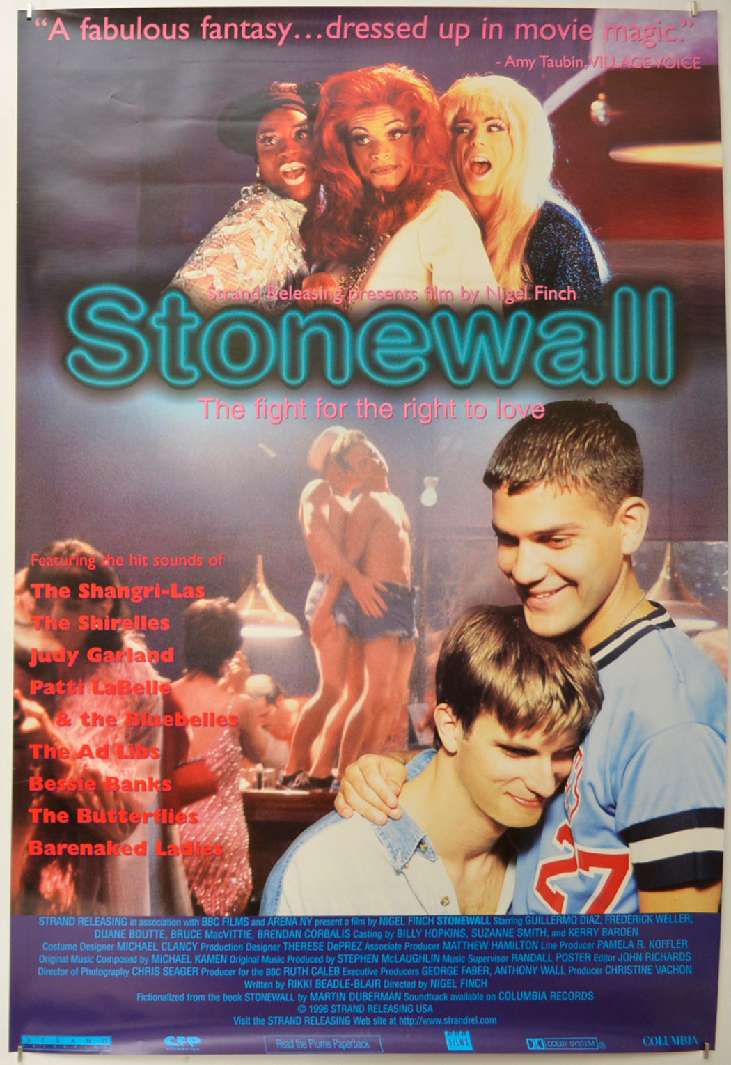 Stonewall Original One Sheet Poster - Film Poster - Movie Poster