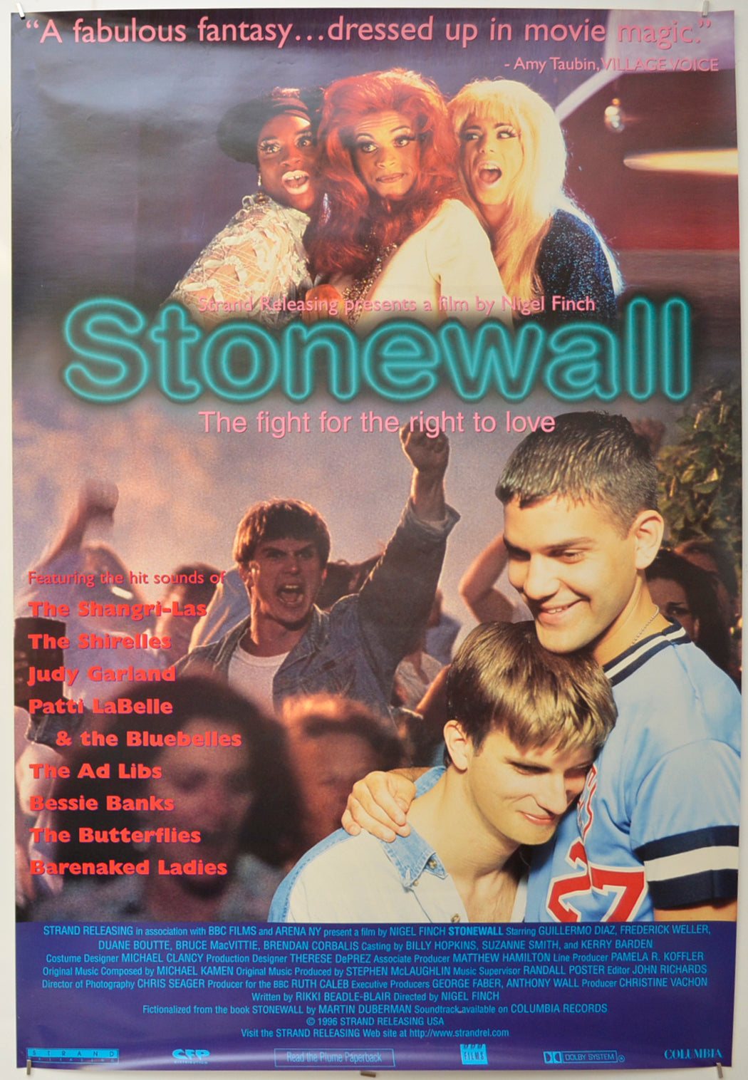 Stonewall Original One Sheet Poster - Film Poster - Movie Poster