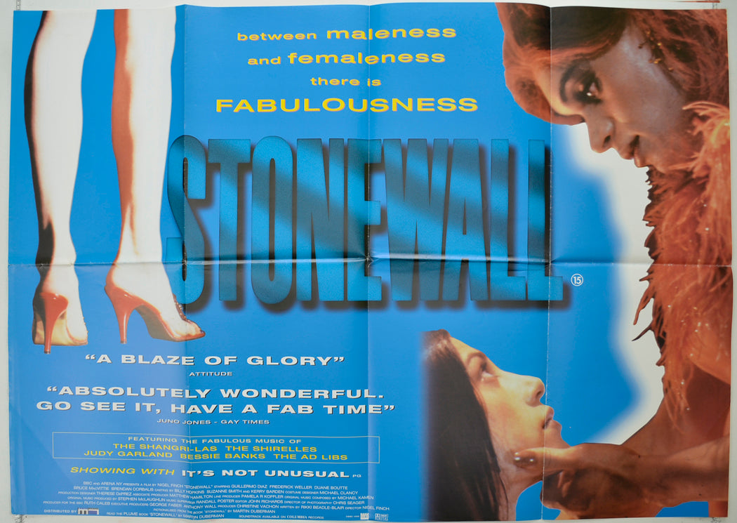 Stonewall   Original Quad Poster - Film Poster - Movie Poster 